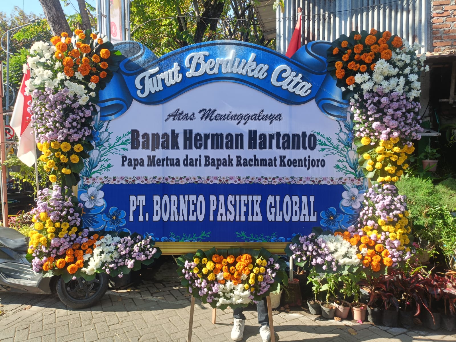 toko karangan bunga papan perak surabaya